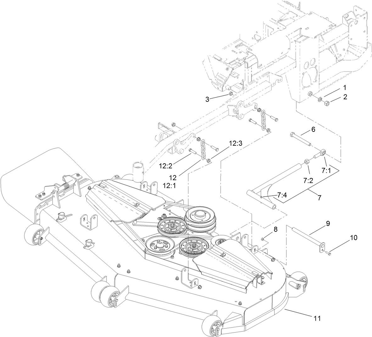 Deck Connection Assembly