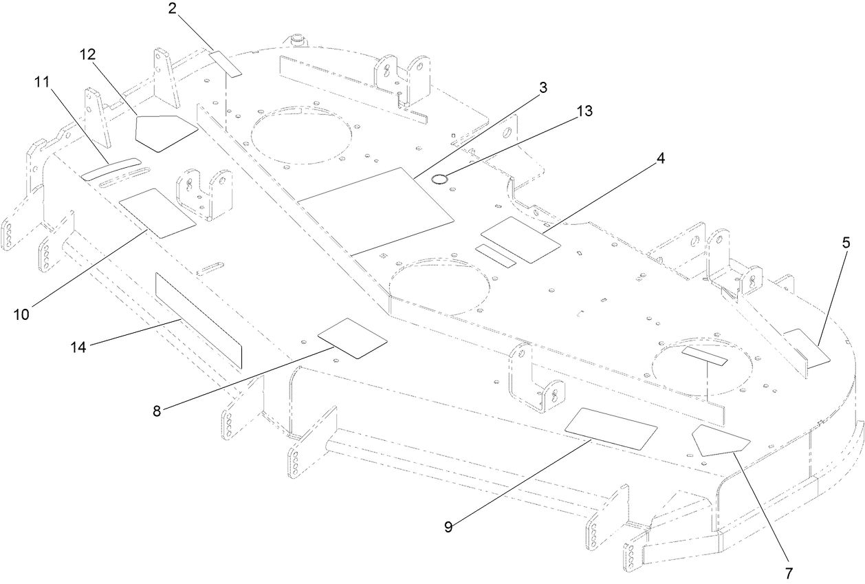 Deck Decal Assembly No. 117-3857
