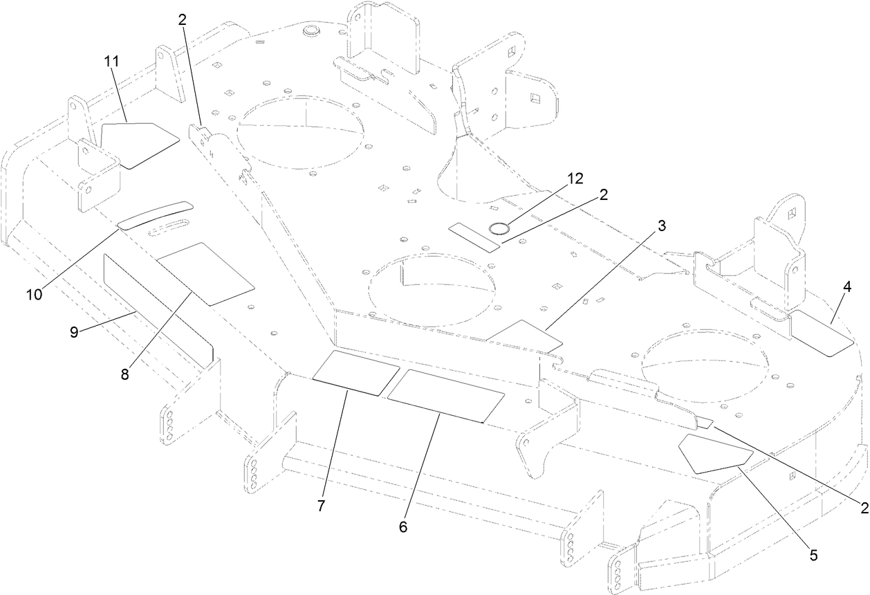 Deck Decal Assembly No. 112-4185