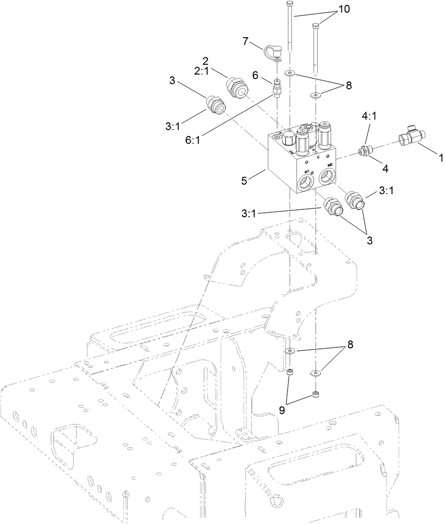 Cutter Manifold Assembly