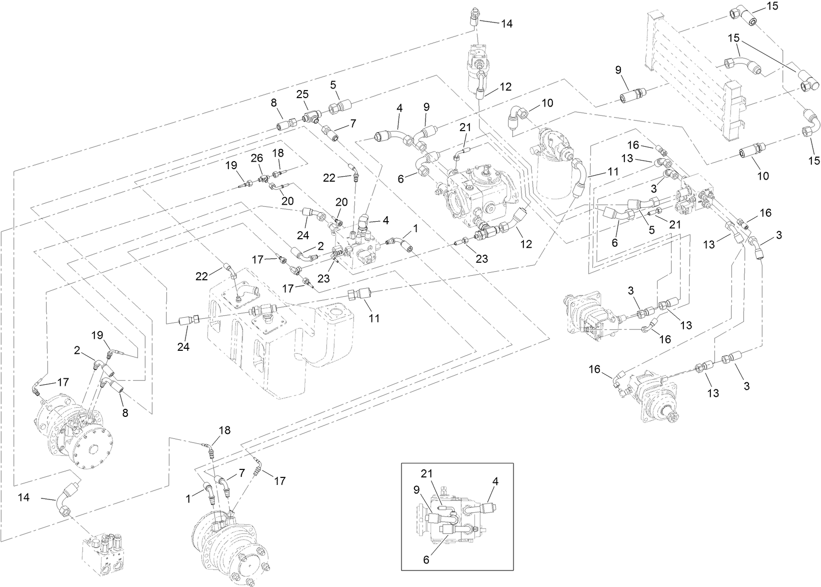 Transmission Hydraulic Circuit Assembly