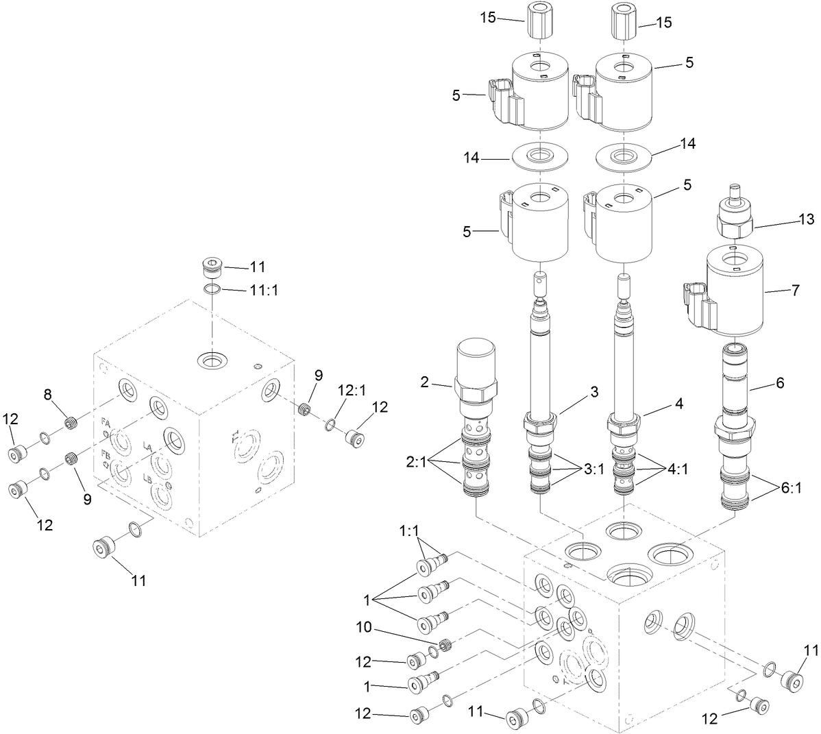Hydraulic Block Assembly No. T0000-7792
