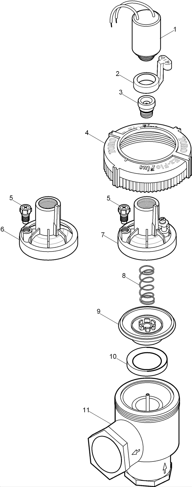 EZ-Flo Plus Series, 1 Inch Angle