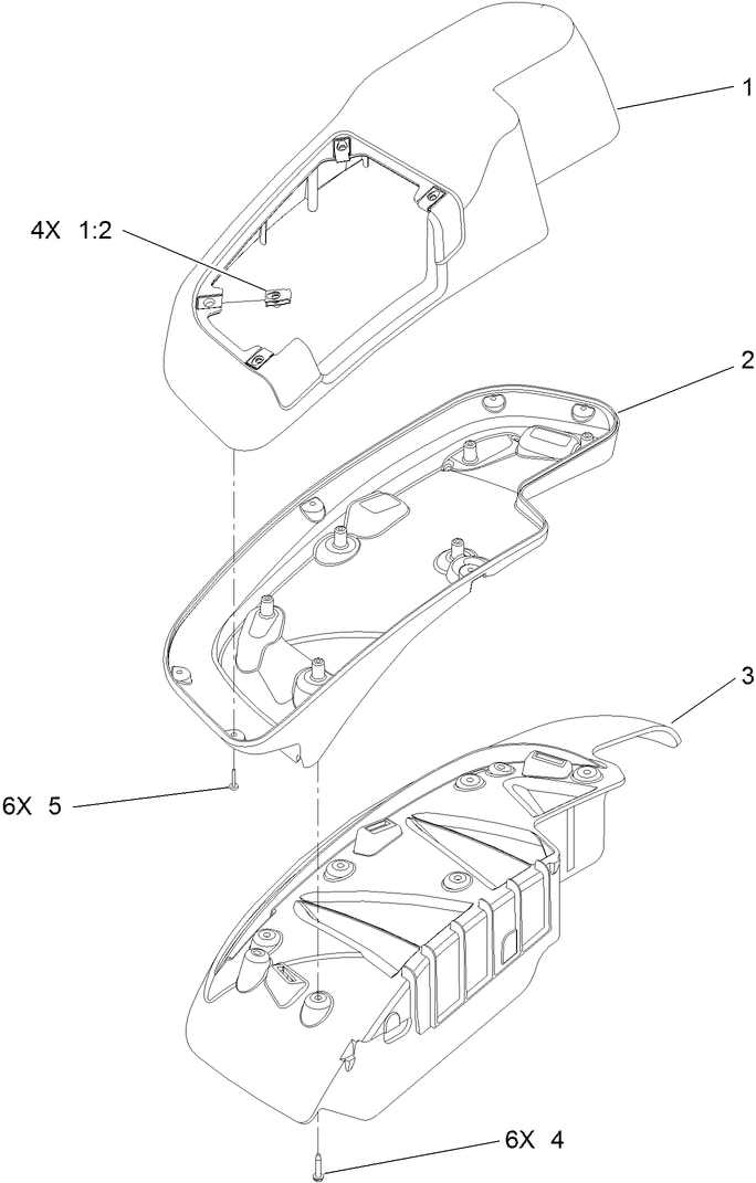 RH Console Assembly No. 115-7402