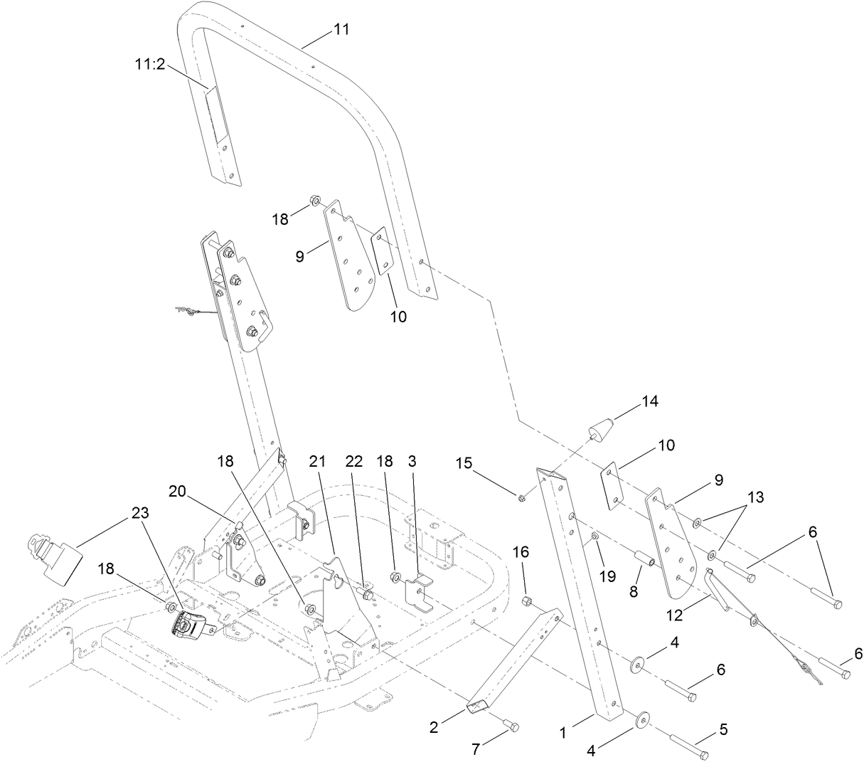 Roll-Over Protection System Assembly