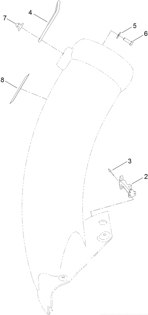 Chute Assembly No. 121-5650