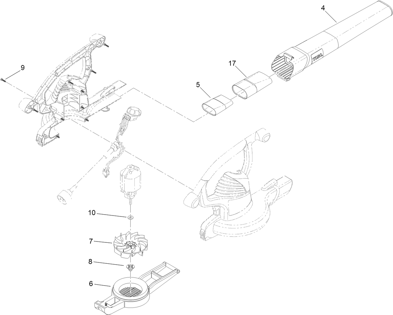 Impeller and Tube Assembly