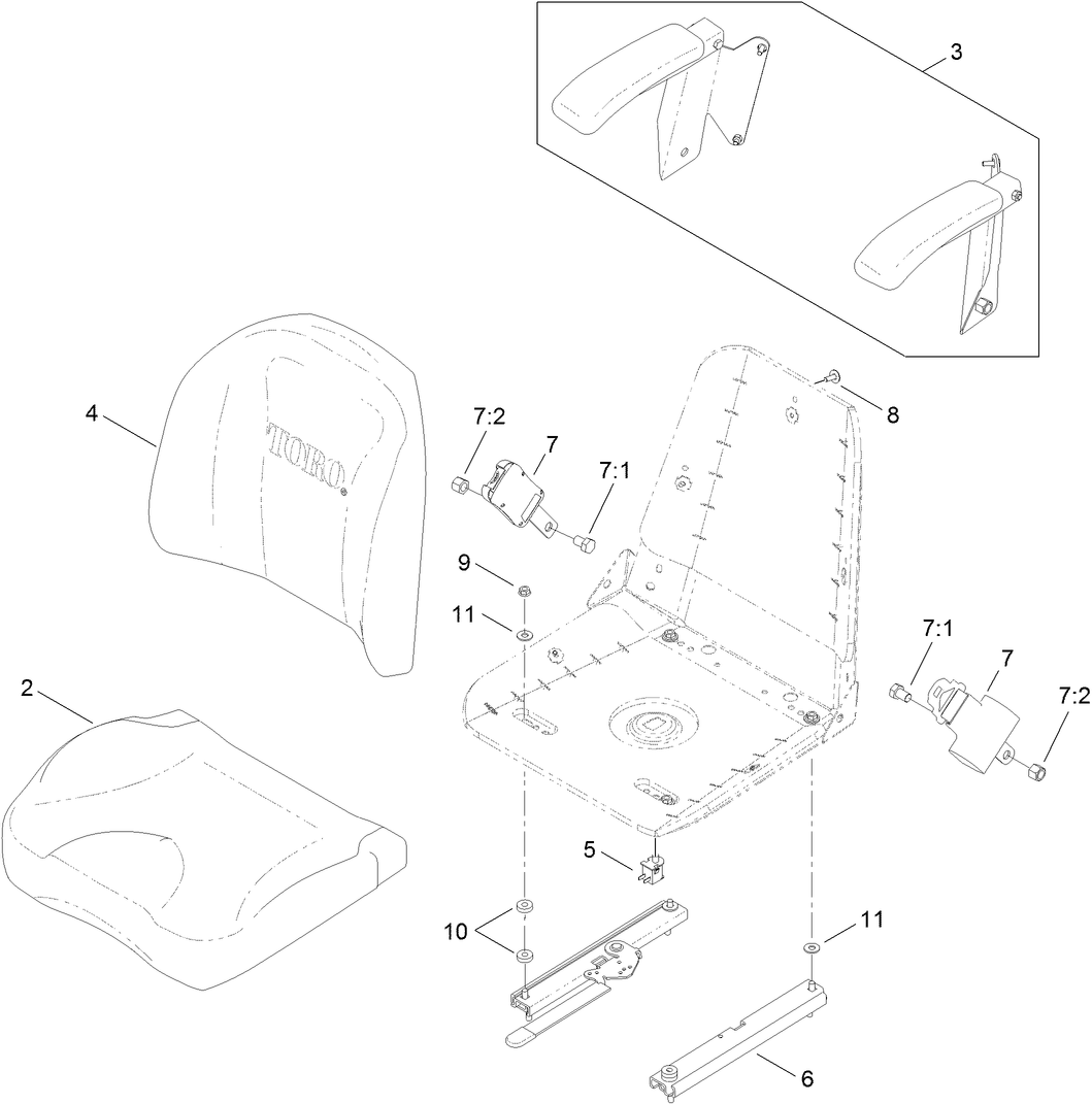 Seat Assembly No. 121-5659