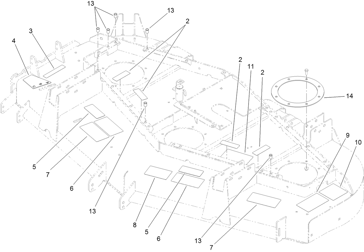 Deck Assembly No. 121-6425