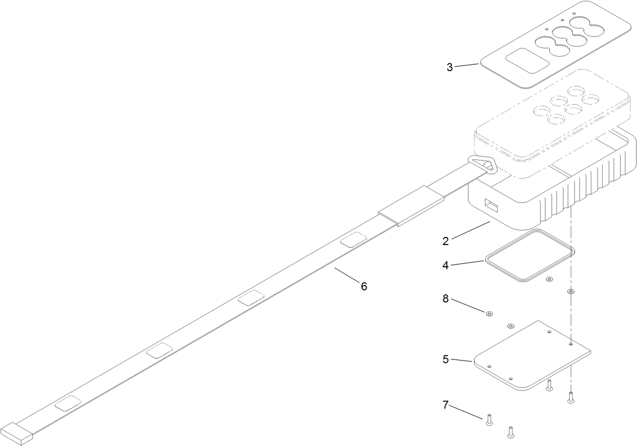 Handheld Transmiter Assembly No. 121-2751