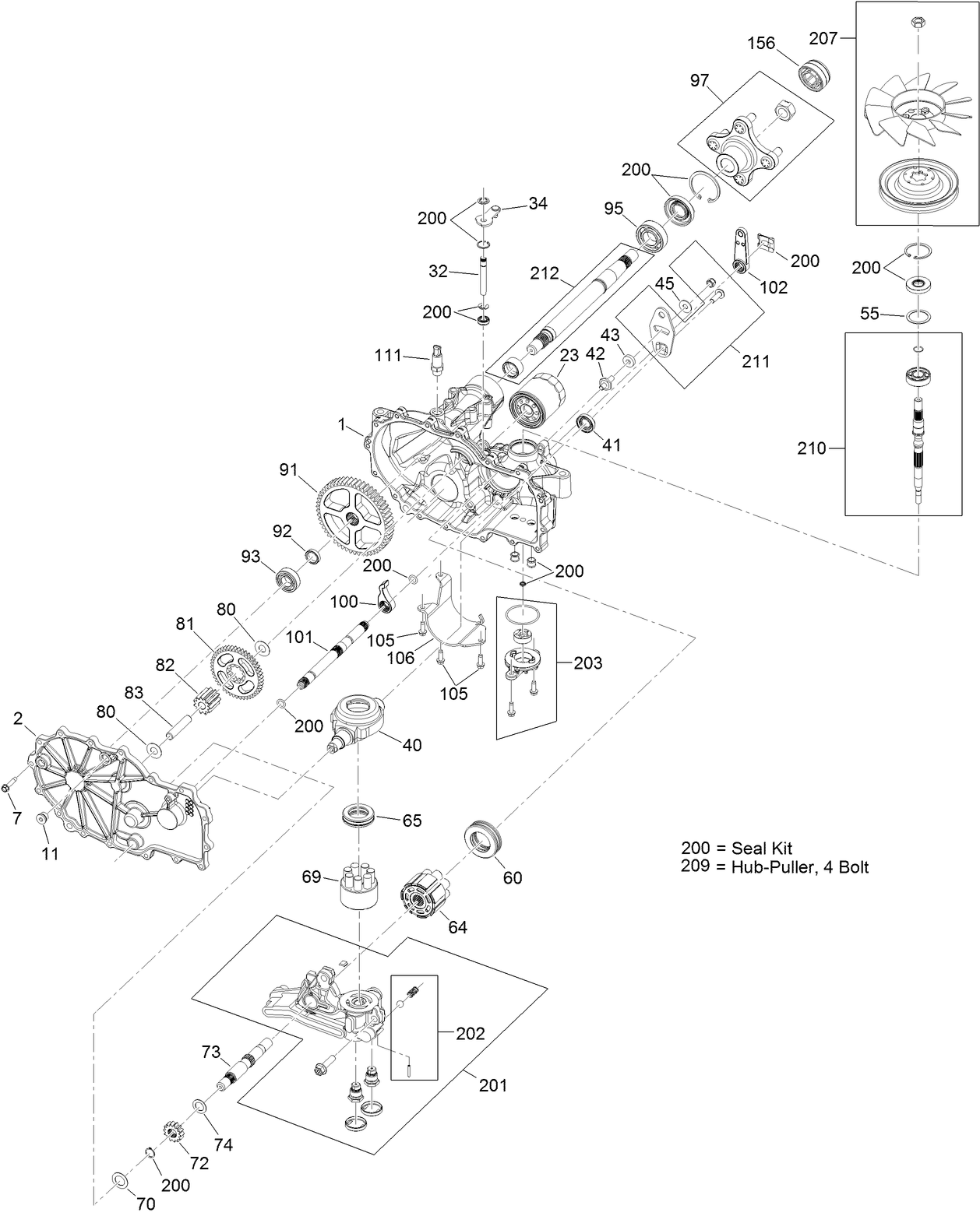 LH Hydro Assembly No. 115-2551