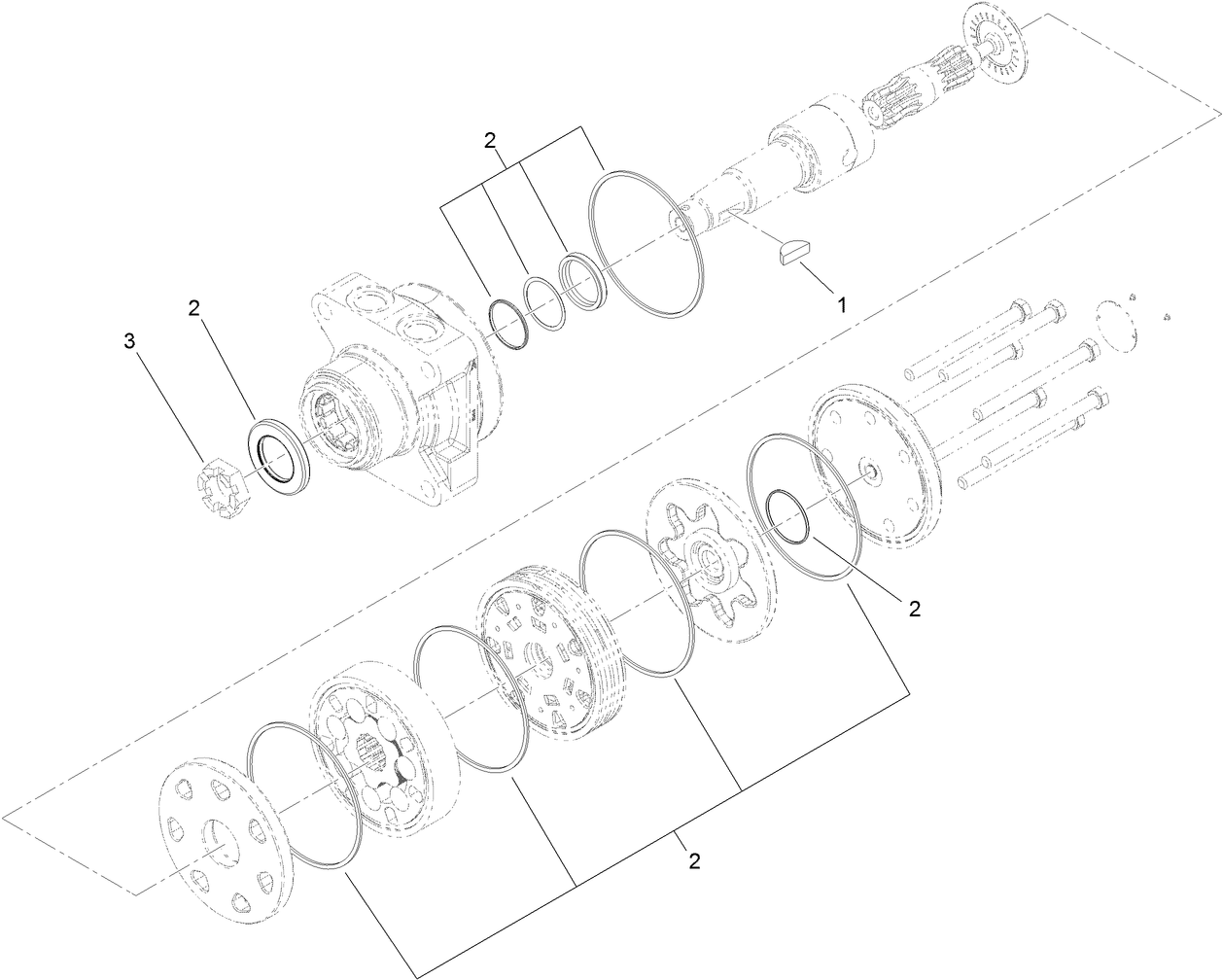 Hydraulic Motor Assembly No. 127-9603
