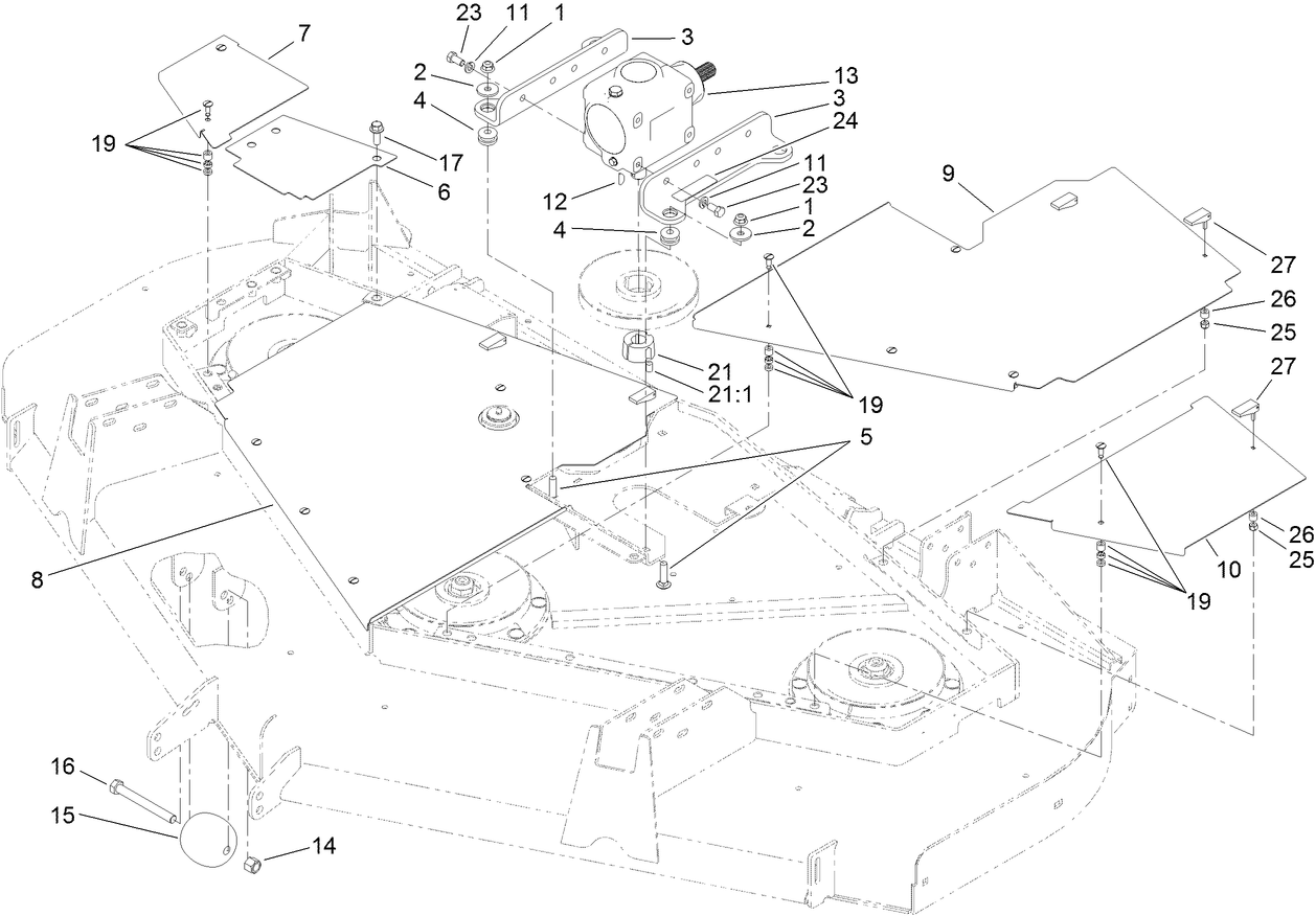 Gearbox and Cover Assembly