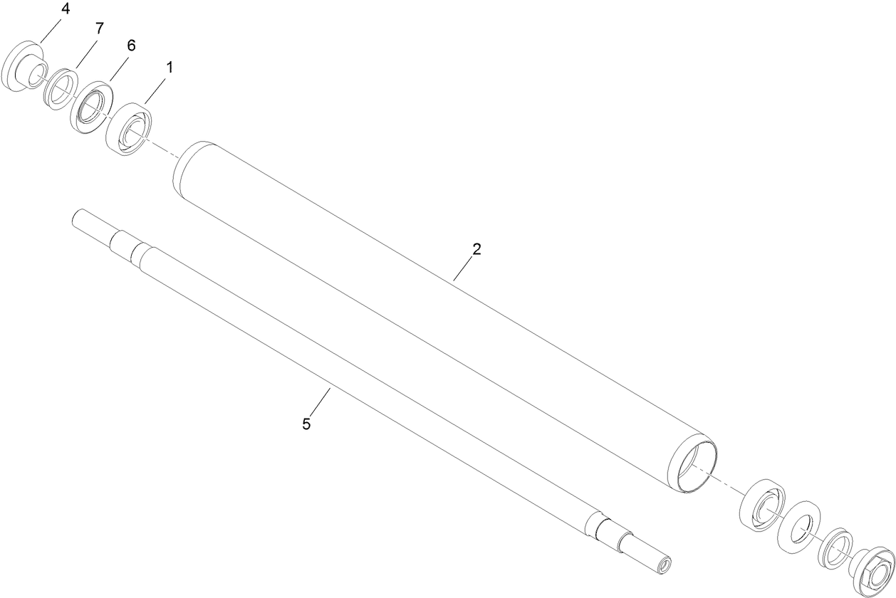 Steel Roller Assembly No. 107-3509
