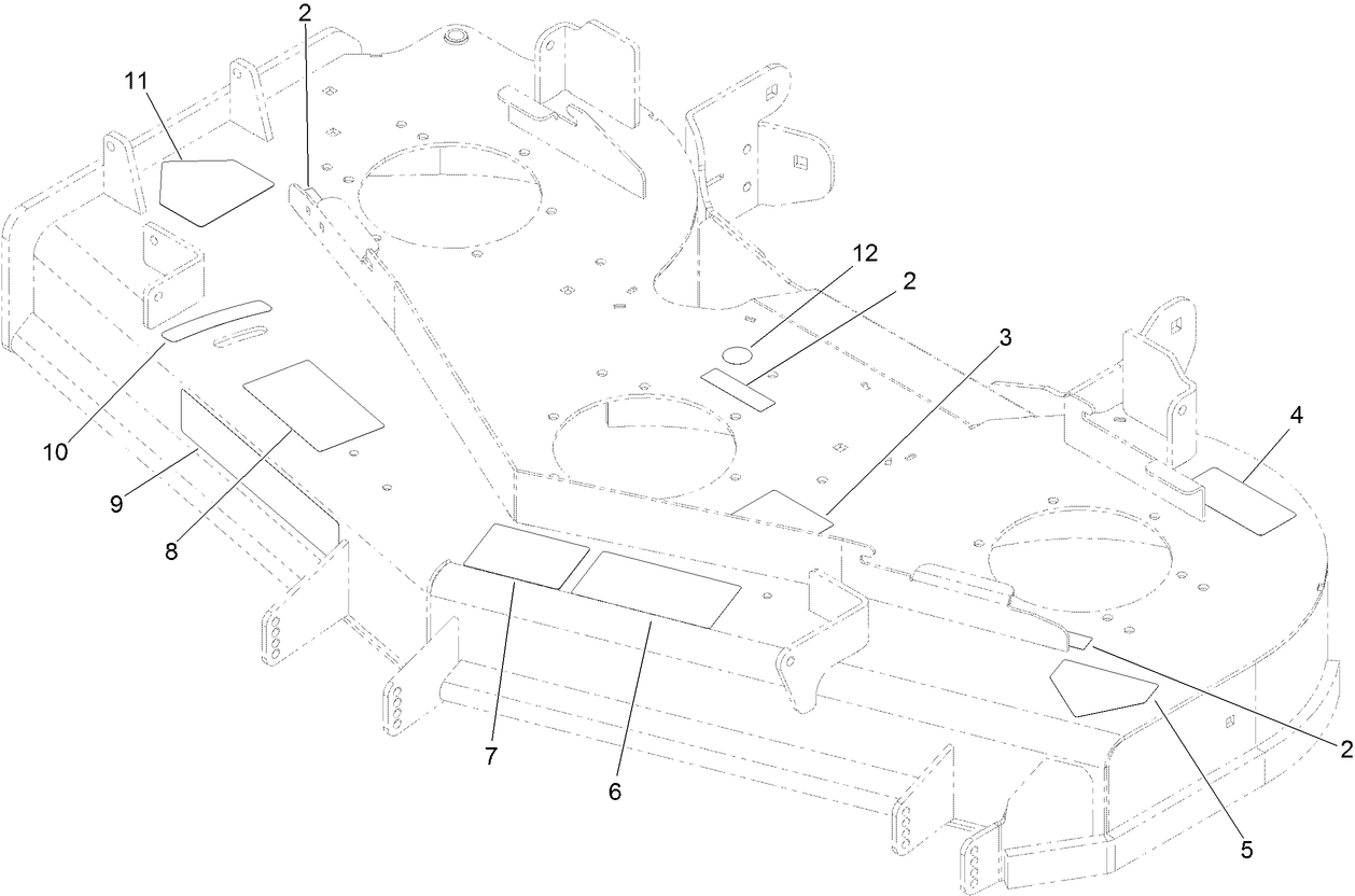 Deck Decal Assembly No. 112-4190