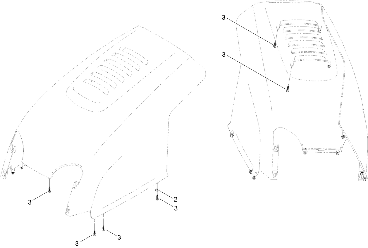 Hood Replacement Kit Assembly No. 121-4011