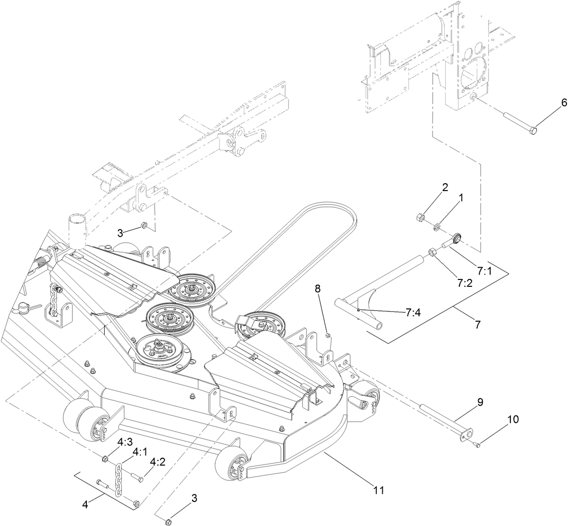 Deck Connection Assembly