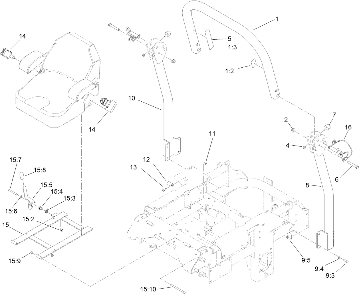 Roll-Over Protection System Assembly No. 117-3866