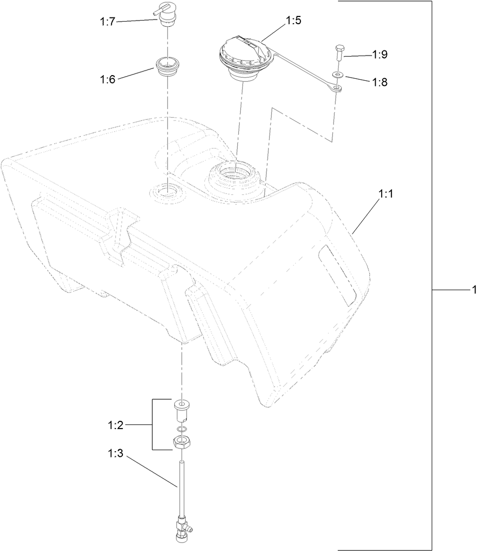Fuel Tank Assembly No. 121-9522