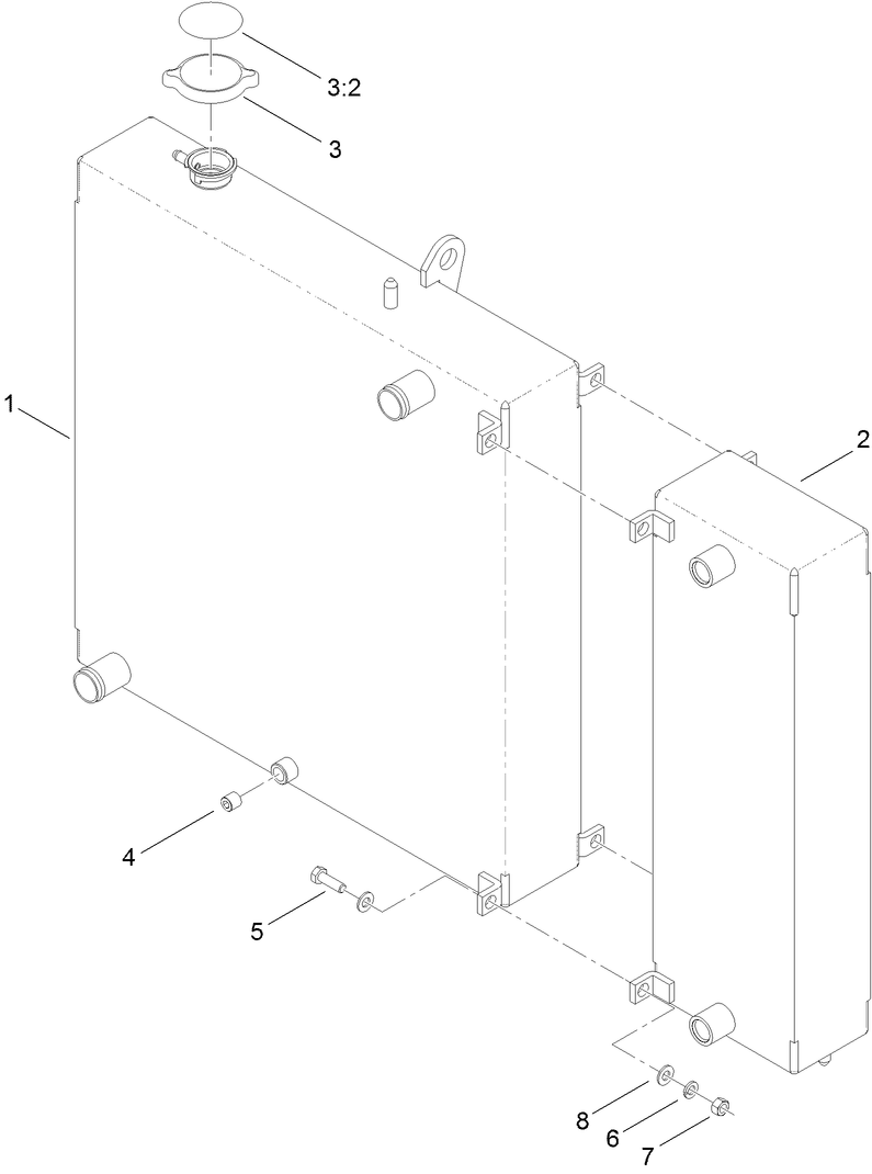 Radiator and Cooler Assembly