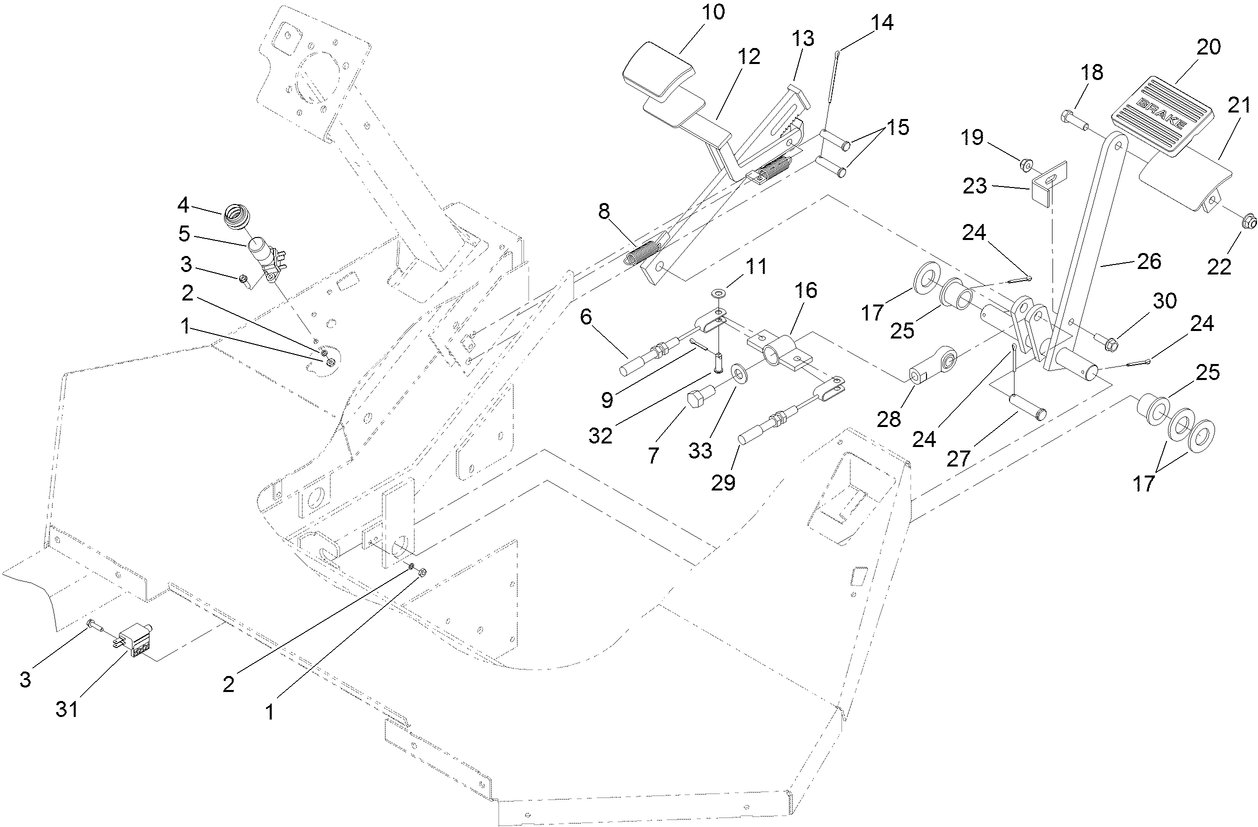 Brake Pedal Assembly