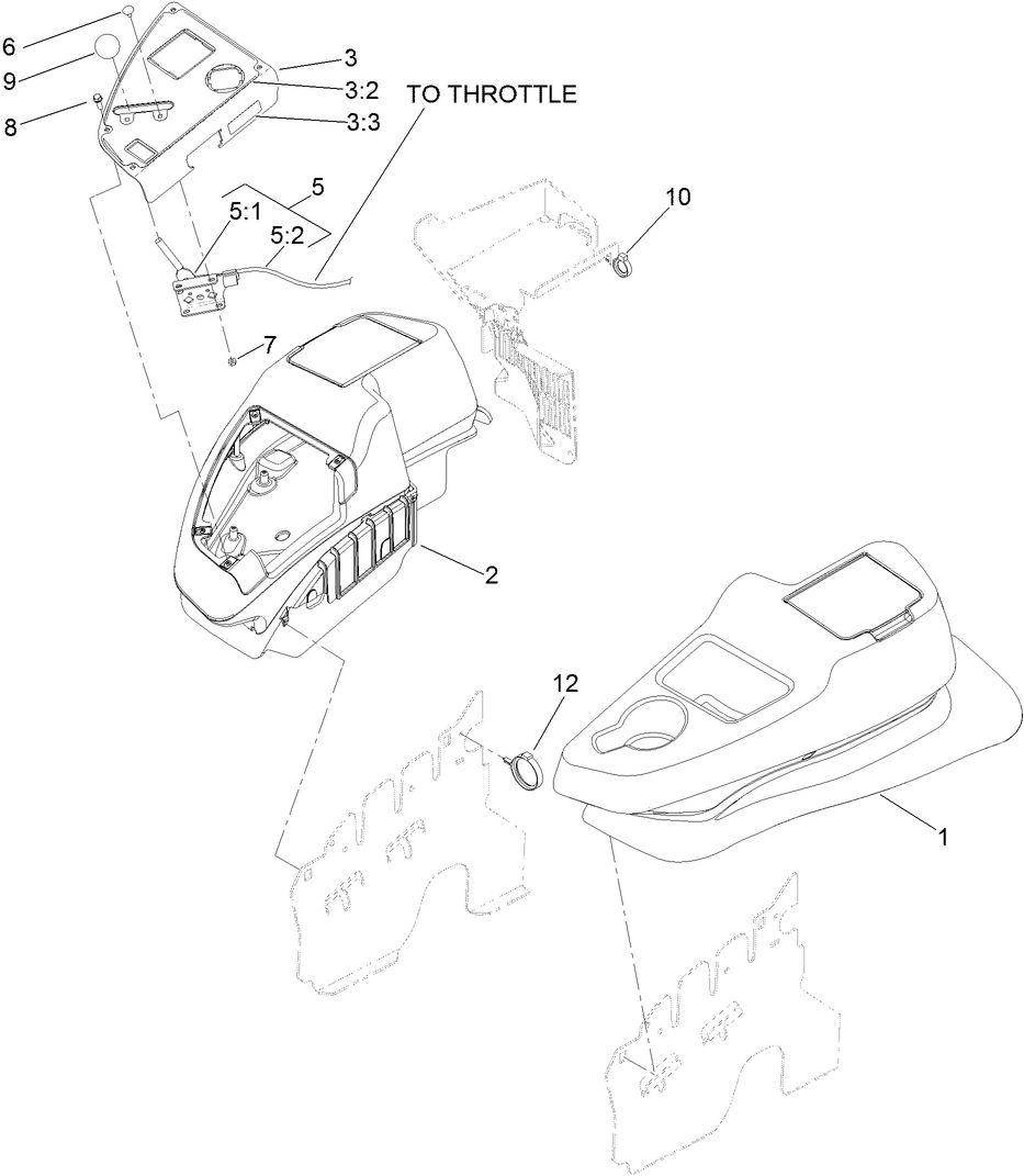 Fender, Console and Control Assembly