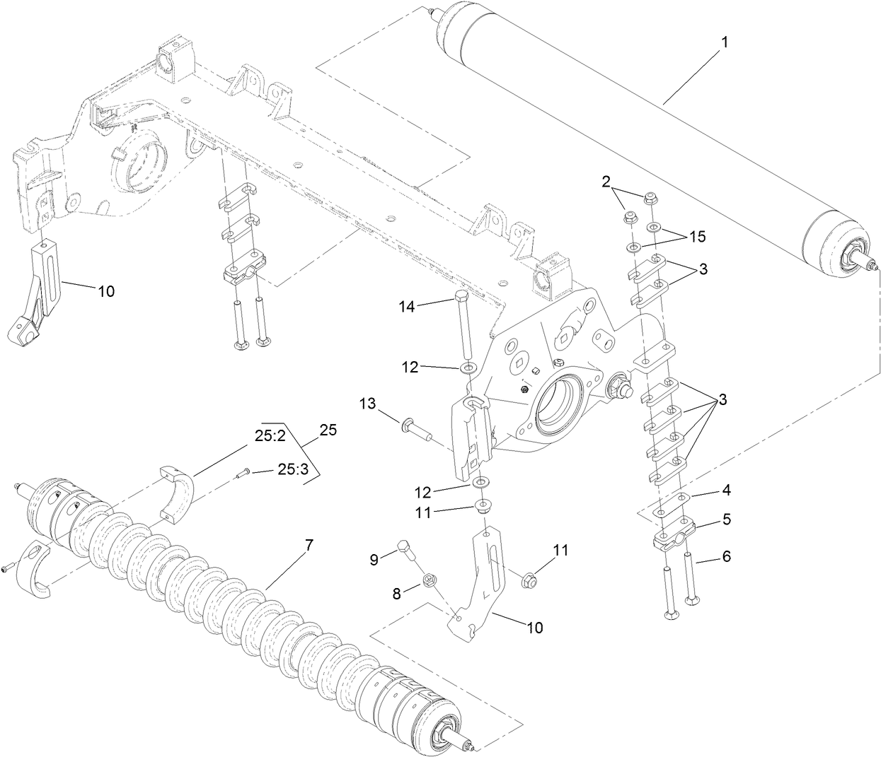 Front and Rear Roller Assembly