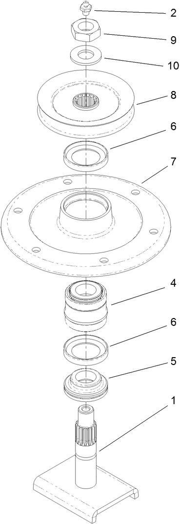 Drive Spindle Assembly No. 27-0870