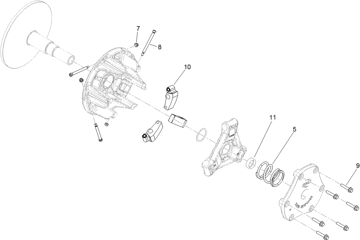 Primary Clutch Assembly No. 119-9610