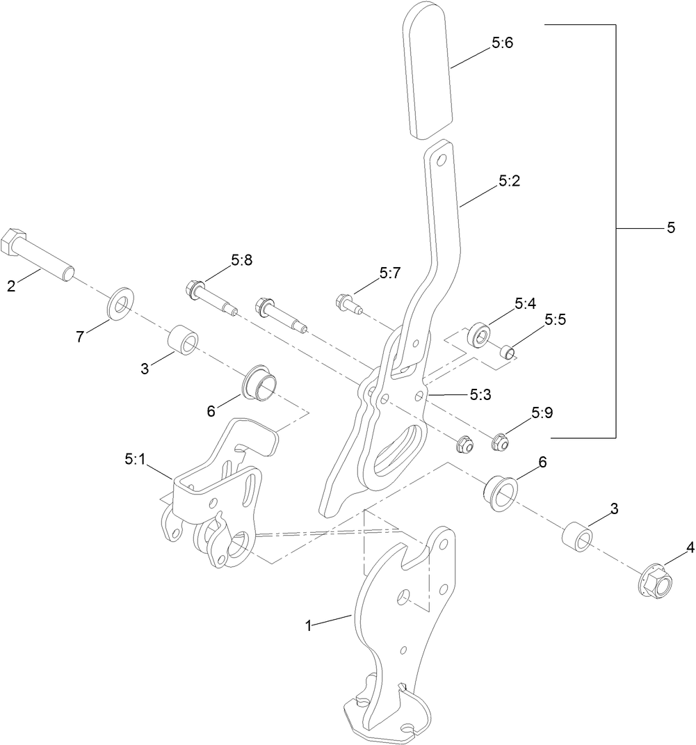 Brake Handle Assembly No. 116-7551