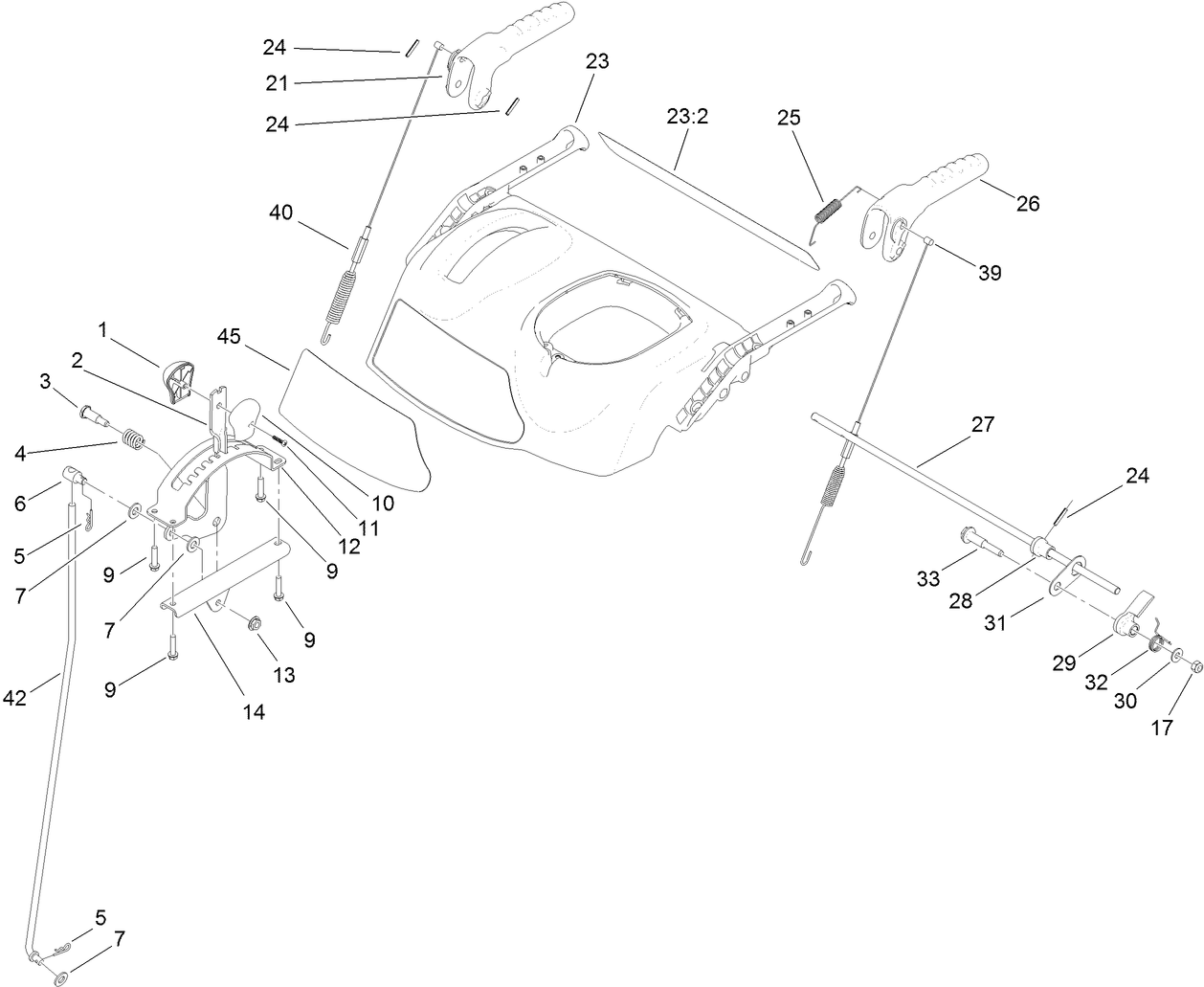 Handle and Control Assembly