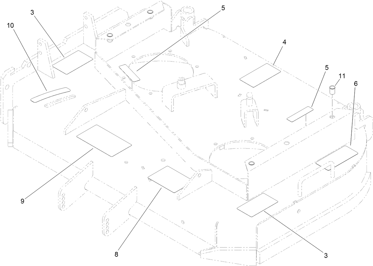 Deck Decal Assembly No. 115-4230