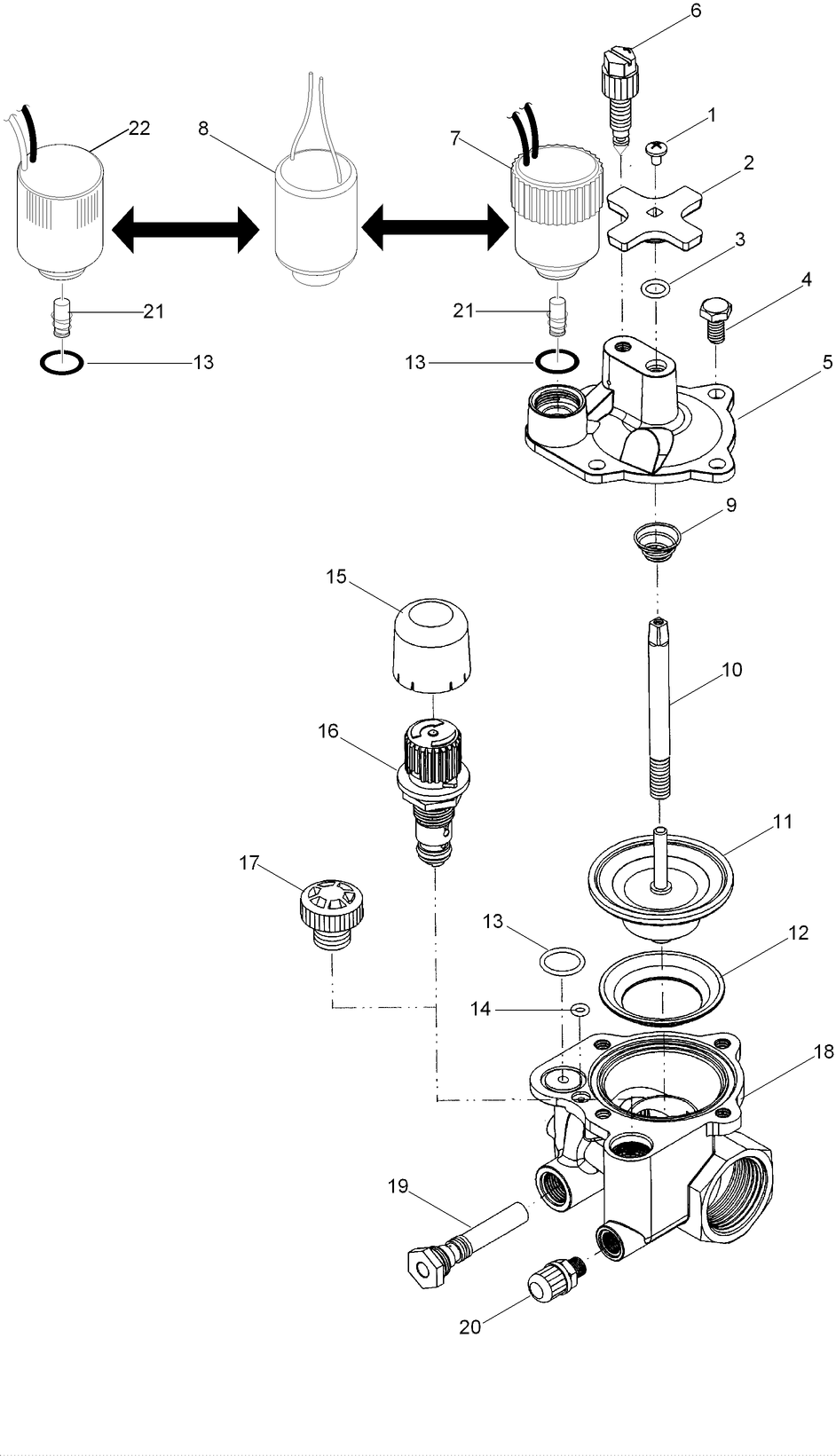 220, 220G Series, 1'' Valve, Pressure Reg.
