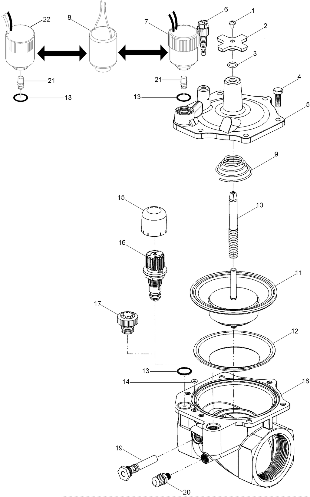 220, 220G Series, 2'' Valve, Pressure Reg.