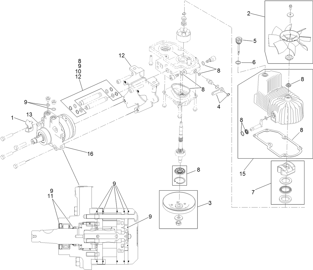 LH Hydro Assembly No. 116-1326