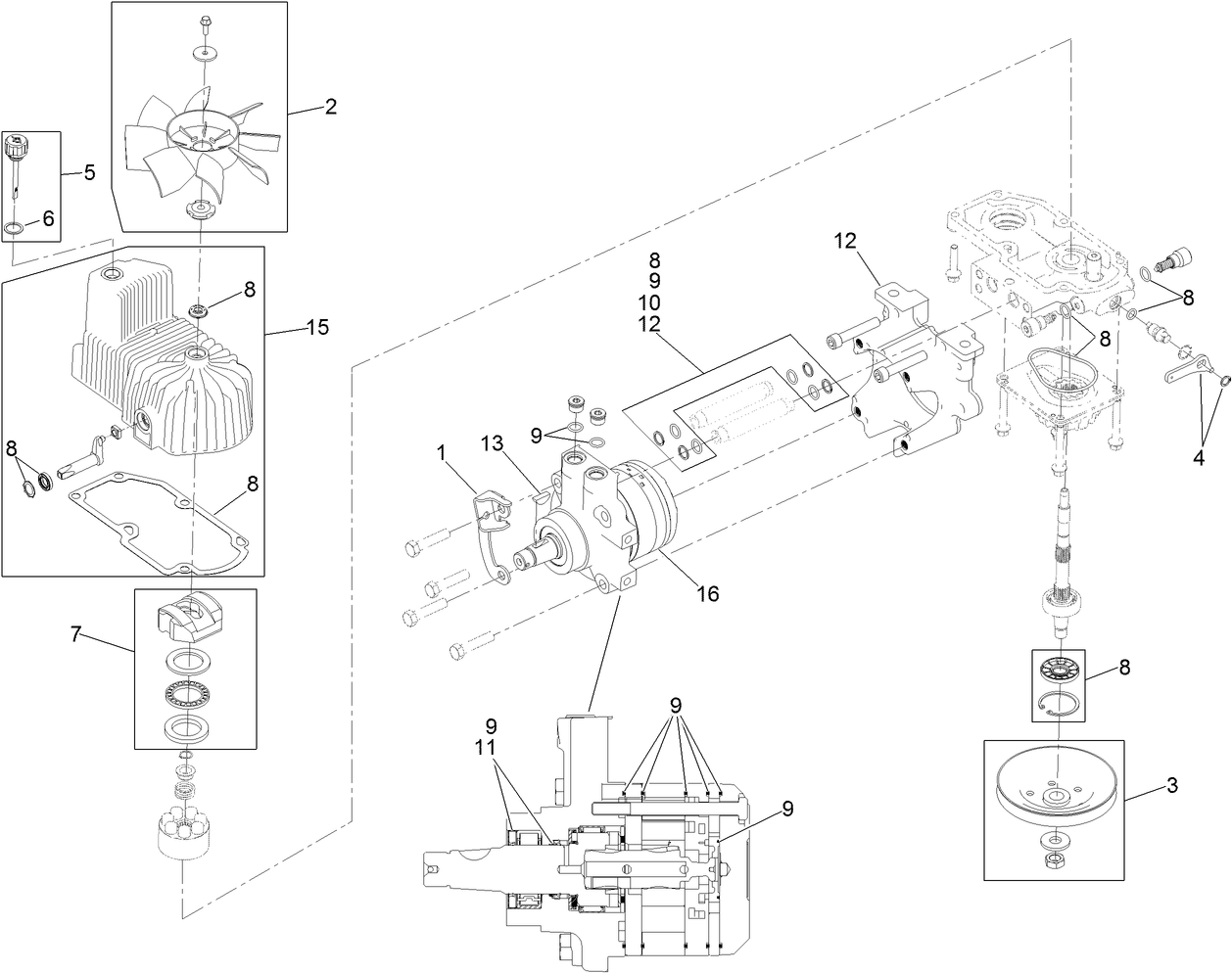RH Hydro Assembly No. 116-6416