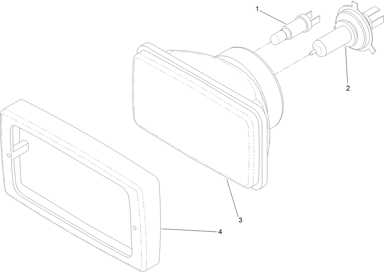Headlamp Assembly No. 119-8092