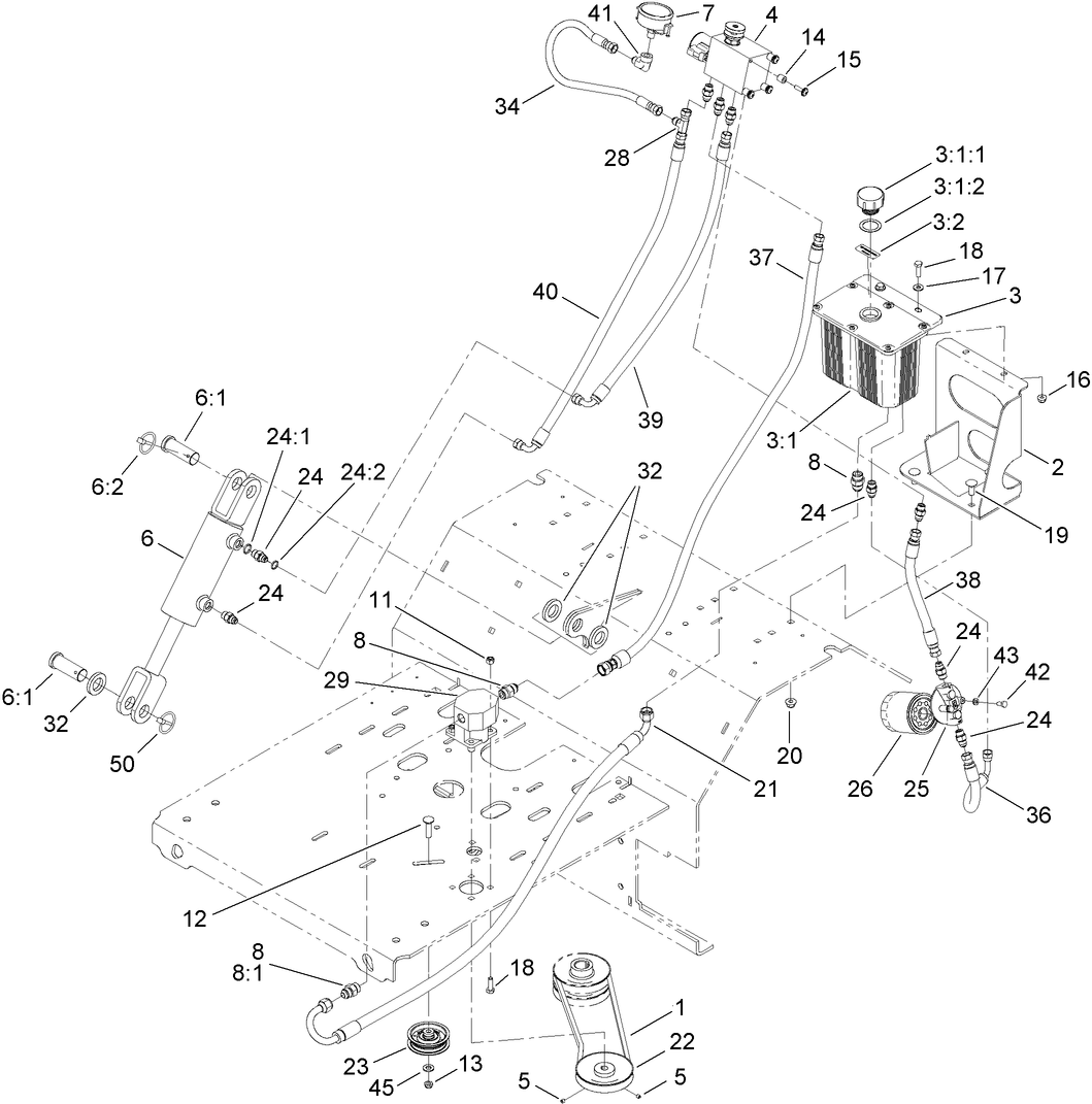 Auxiliary Hydraulic Assembly