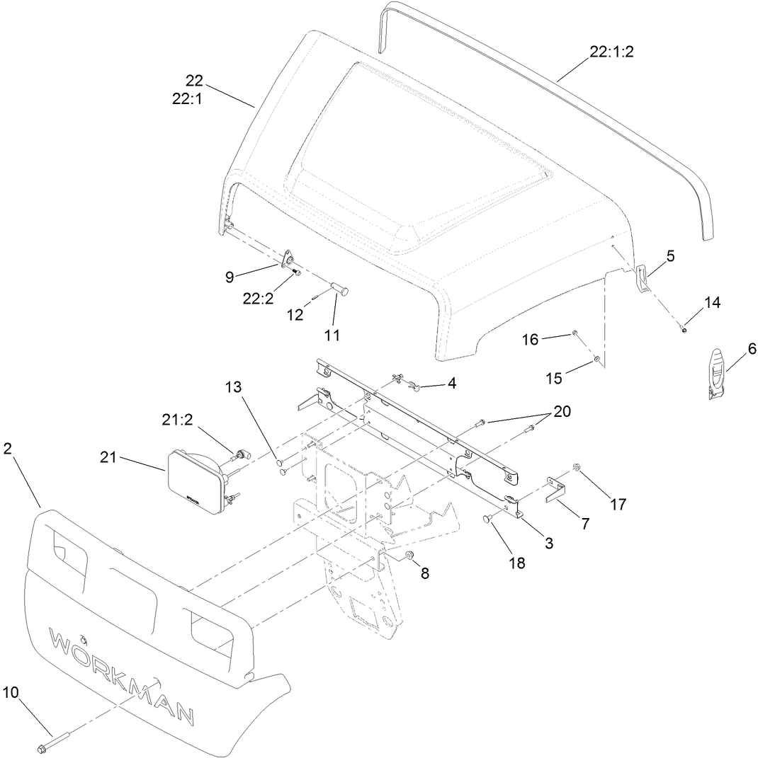 Hood and Bumper Assembly