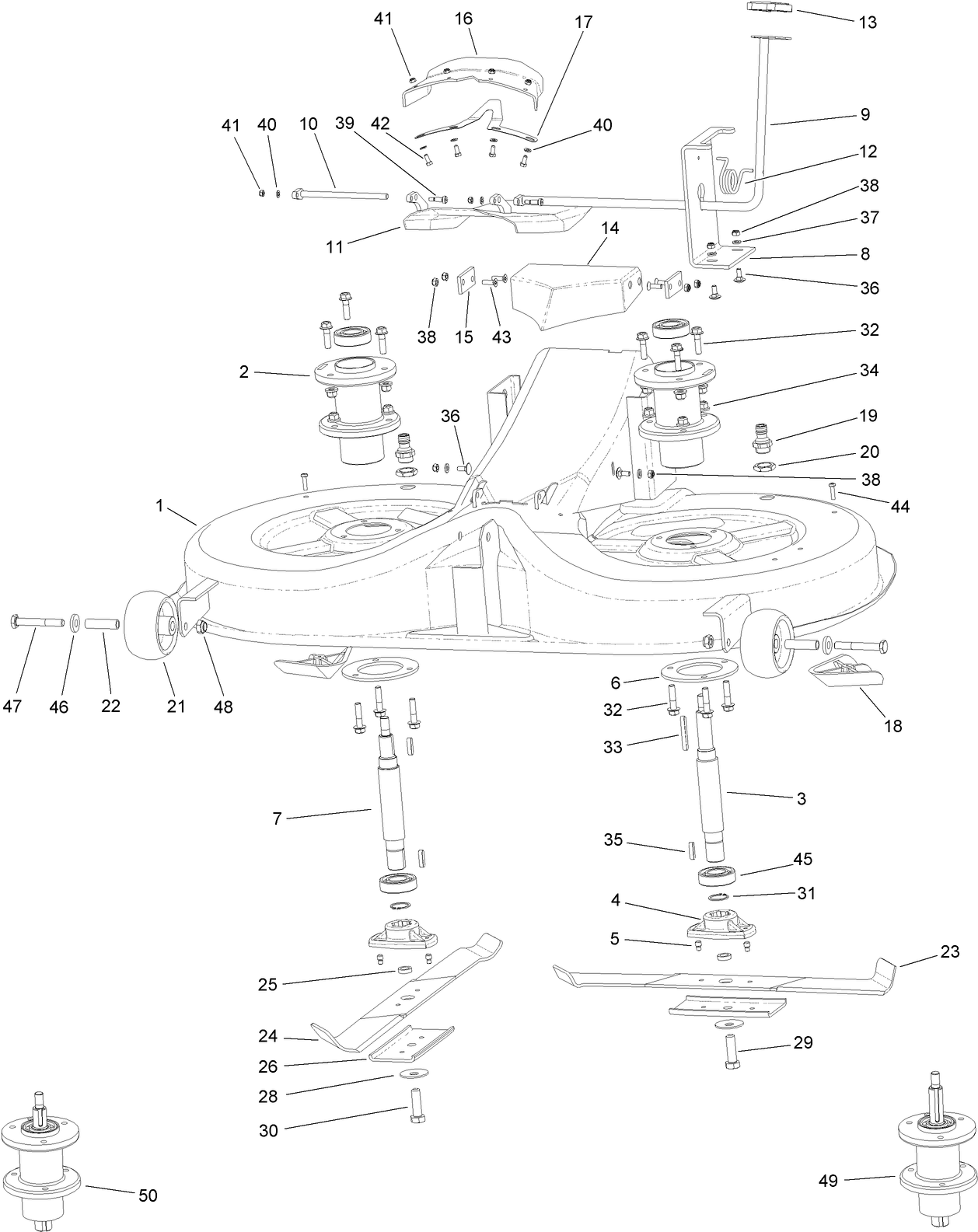 Mower Housing Assembly