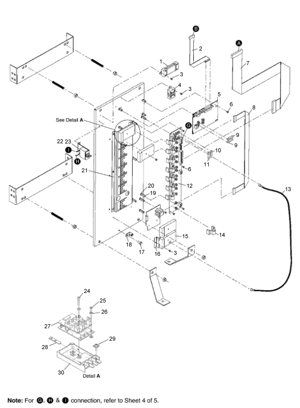Network 8000 Sat., Plastic Cabinet, 24V Output