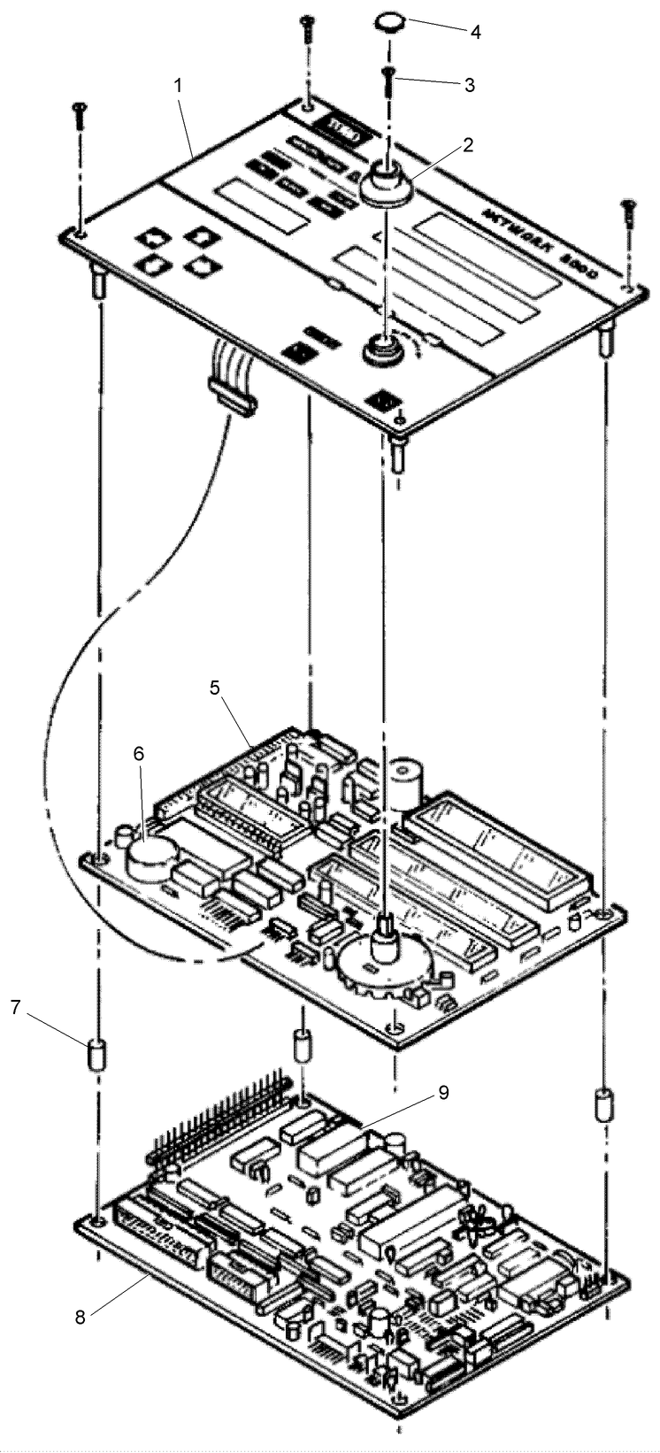 Network 8000 Satellite Control Panel Assembly