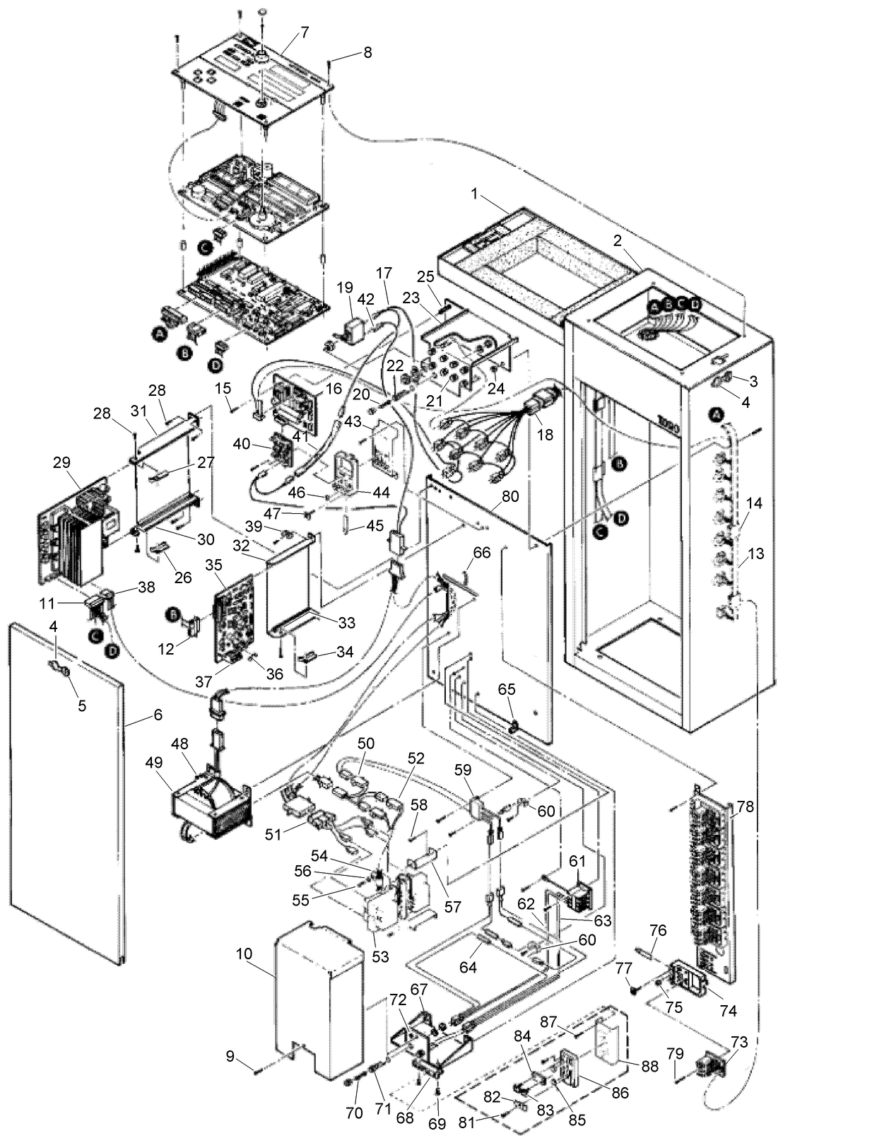 Network 8000 Sat., Small, Green Stainless Pedestal