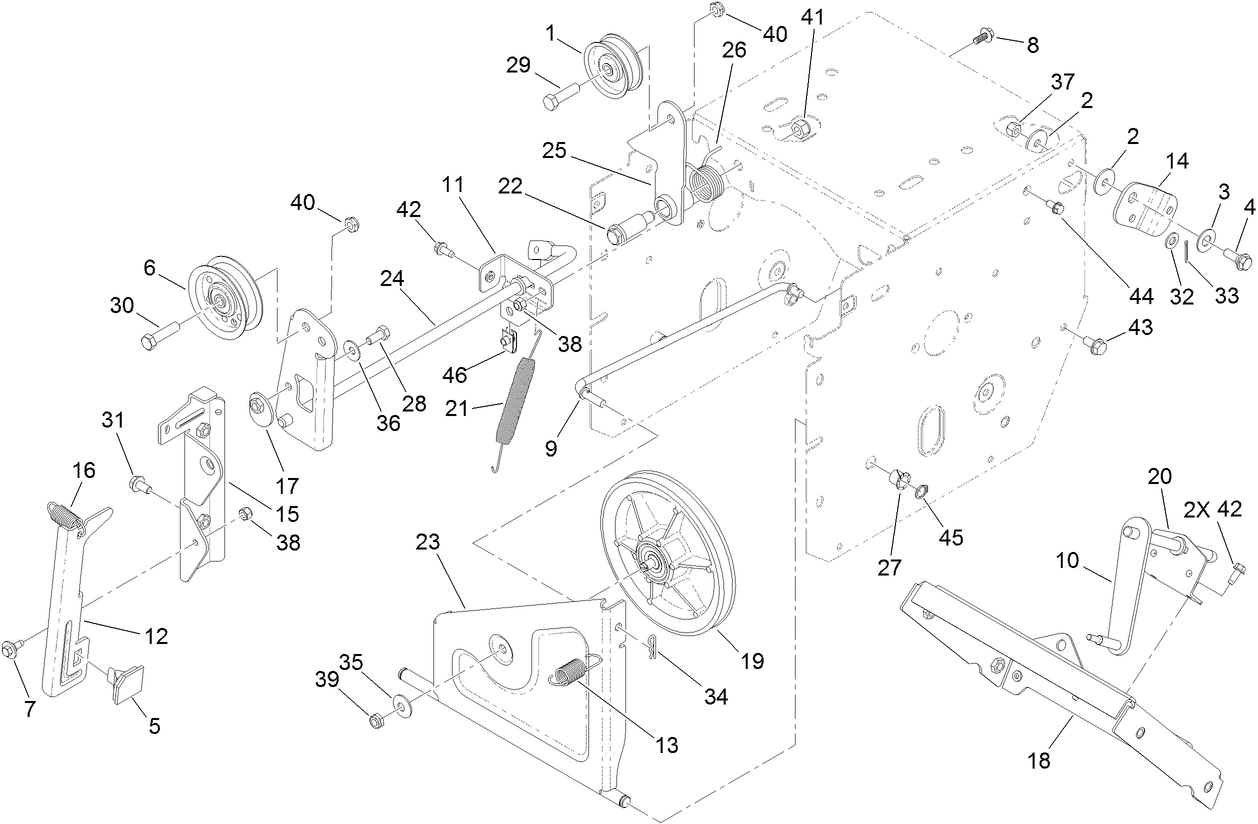 Idler and Linkage Assembly