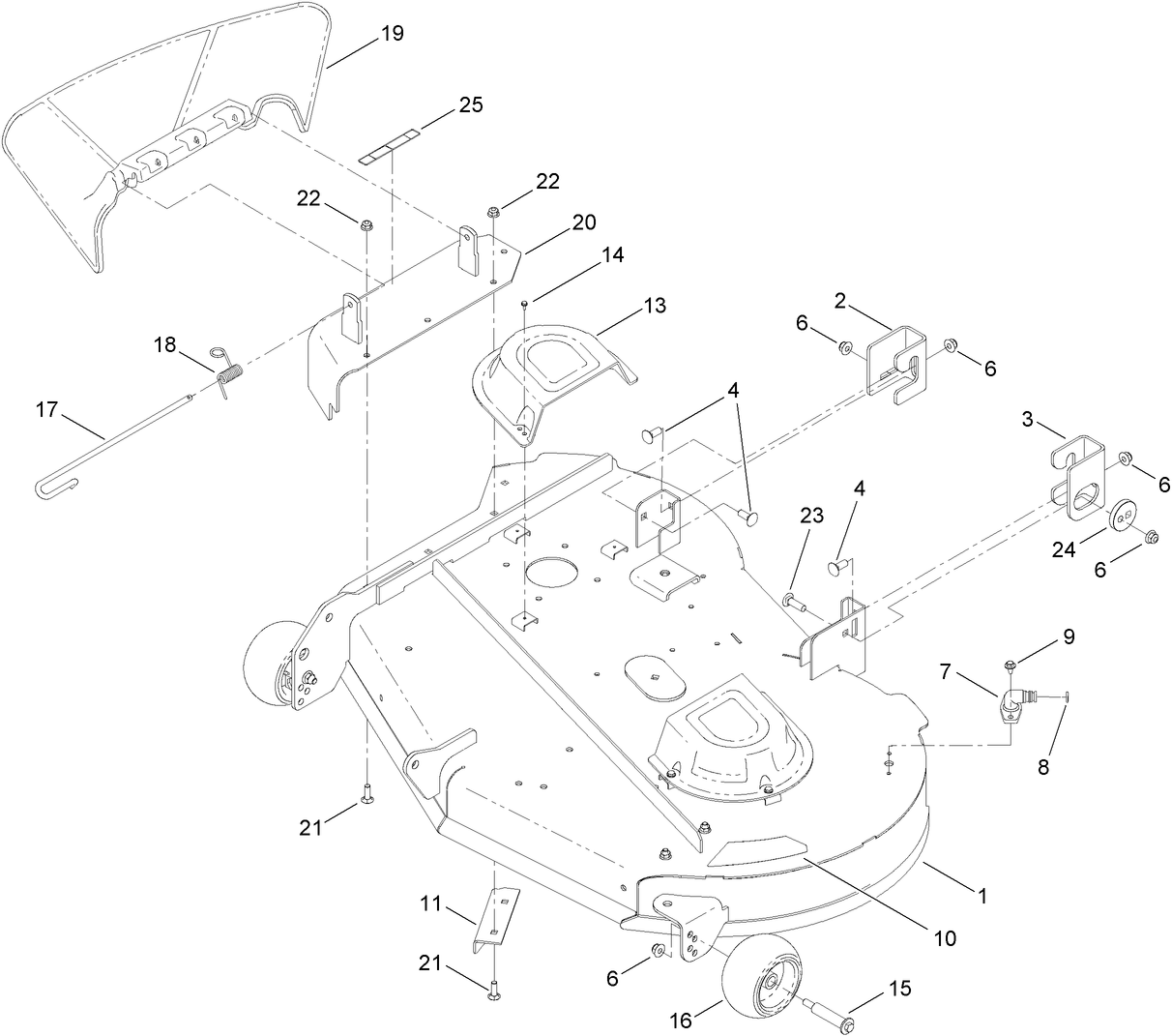 42 Inch Deck Assembly