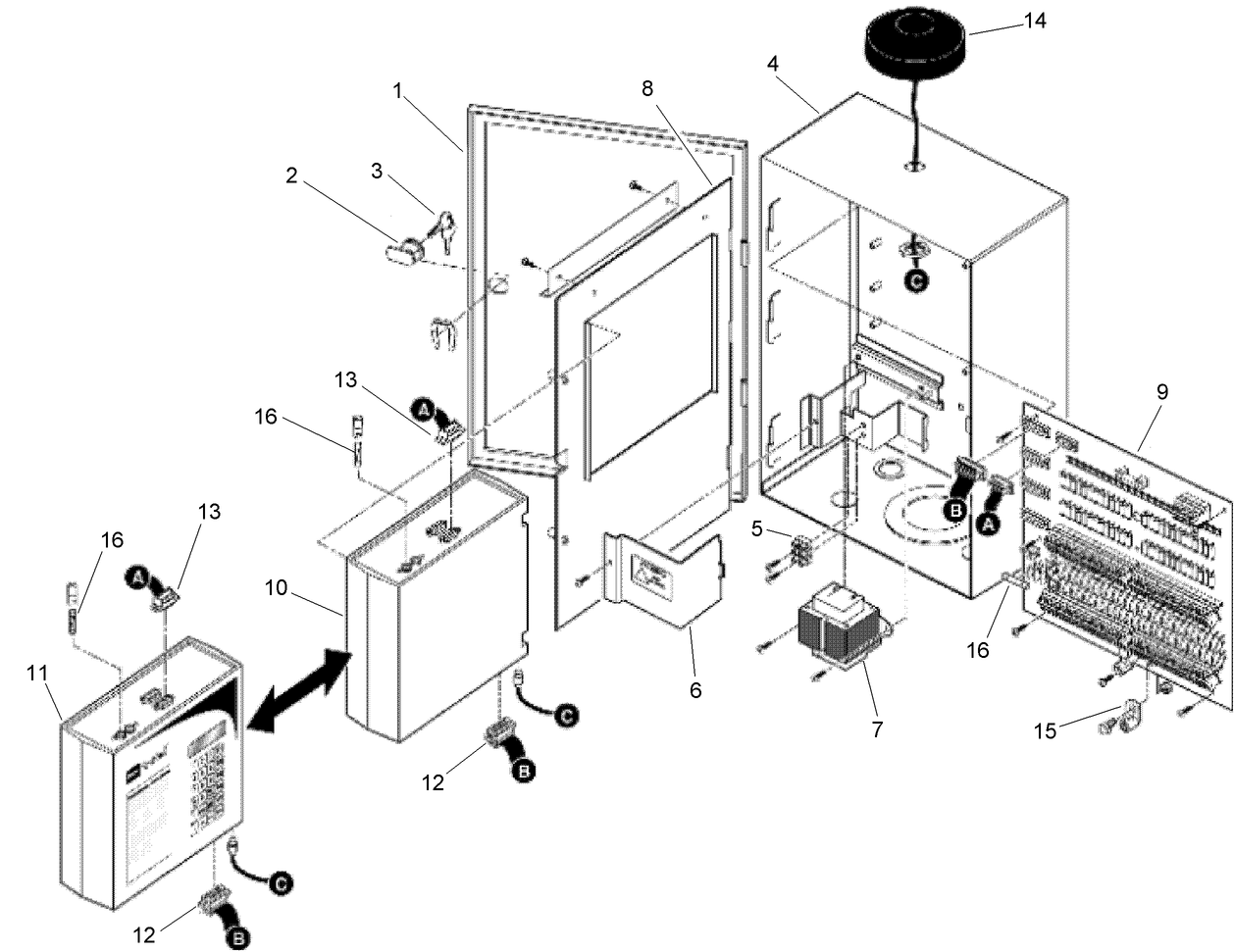 Sentinel Map To Assy - Sm Metal Wall Mt