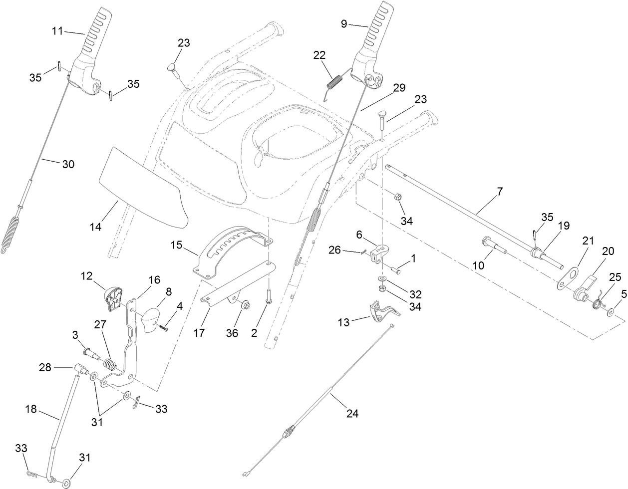 Handle and Control Assembly