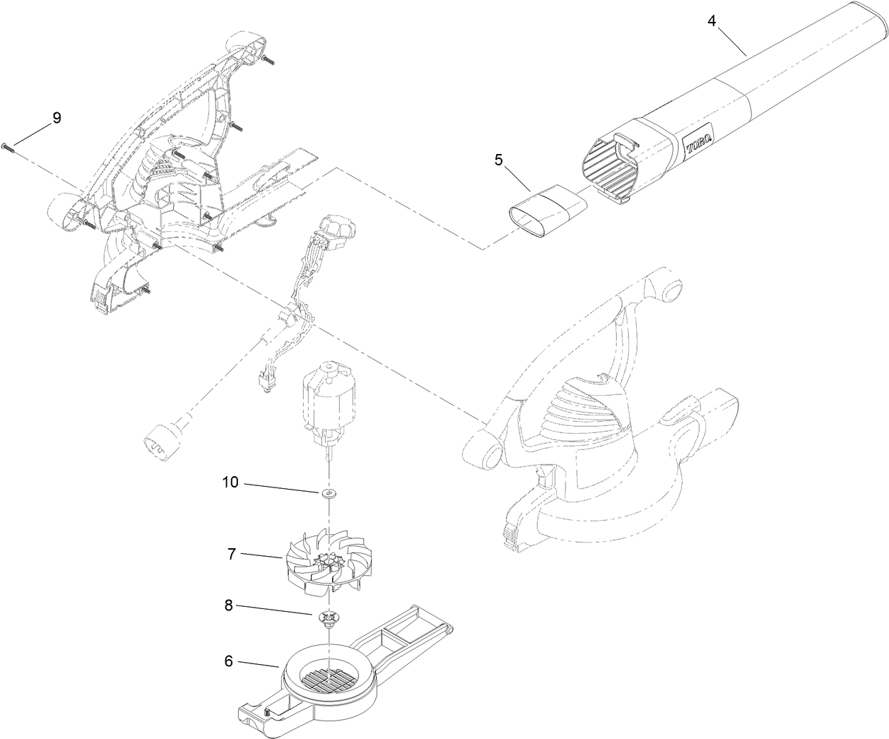 Impeller and Tube Assembly