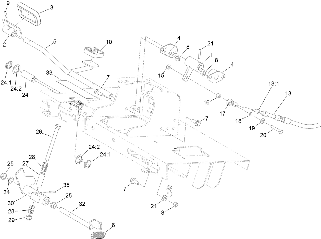 Traction Pedal Assembly