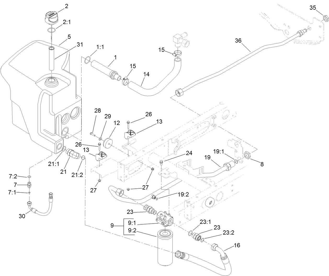 Hydraulic Tank Assembly
